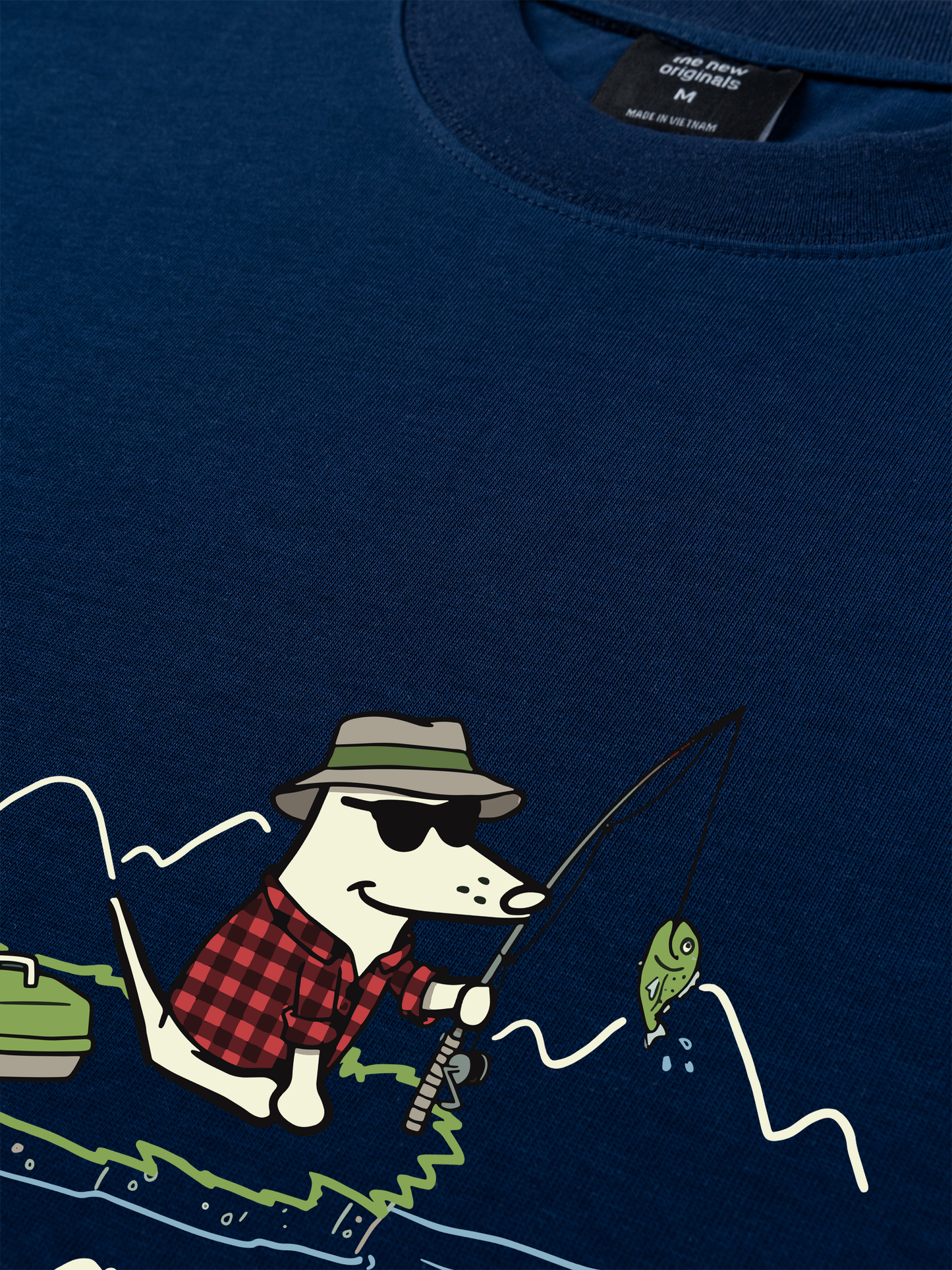 Áo Thun Relaxed Fit Go Outside Happy Camper Dog