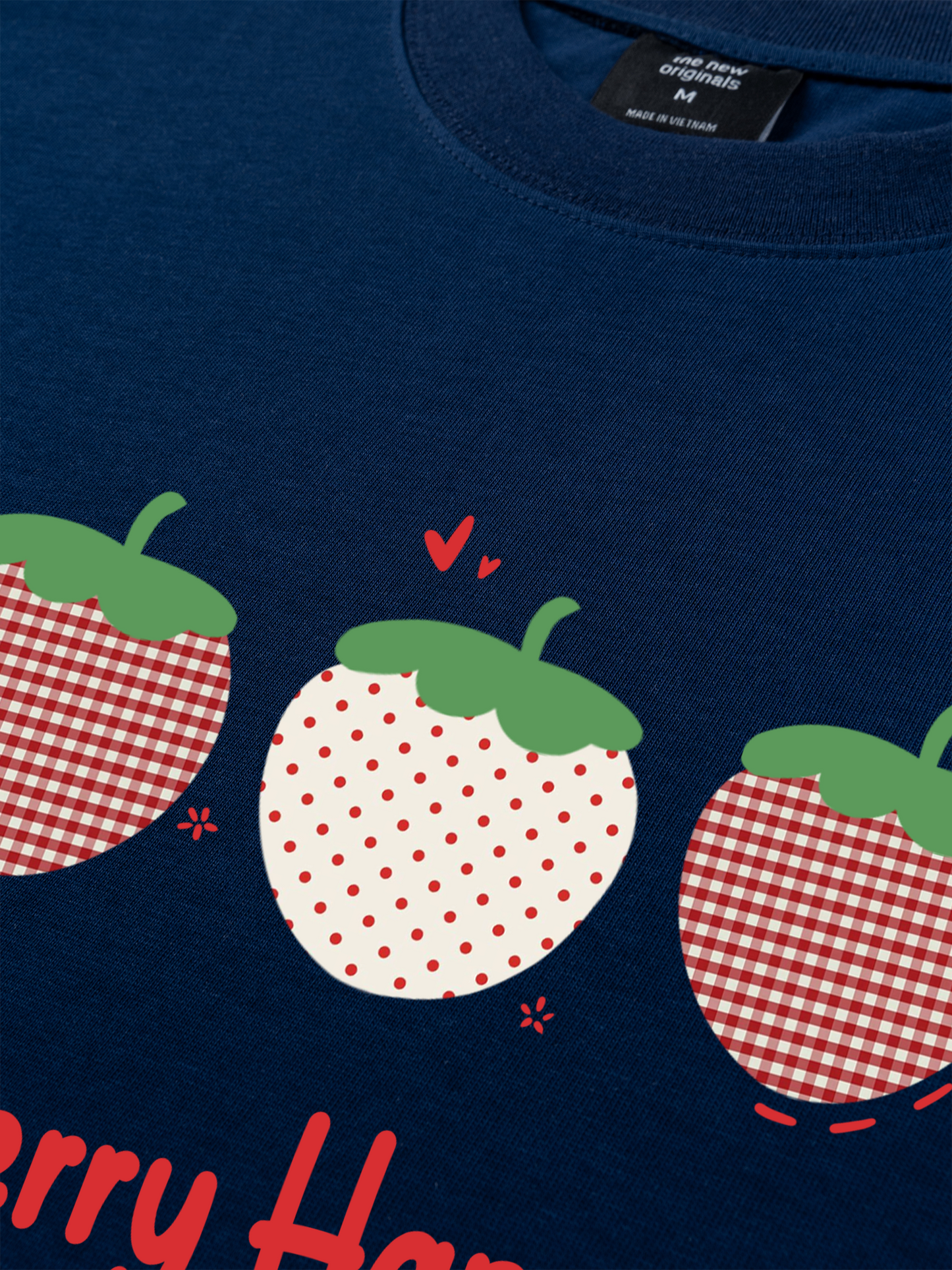 Áo Thun Relaxed Fit Daily Cuties Berry Happy
