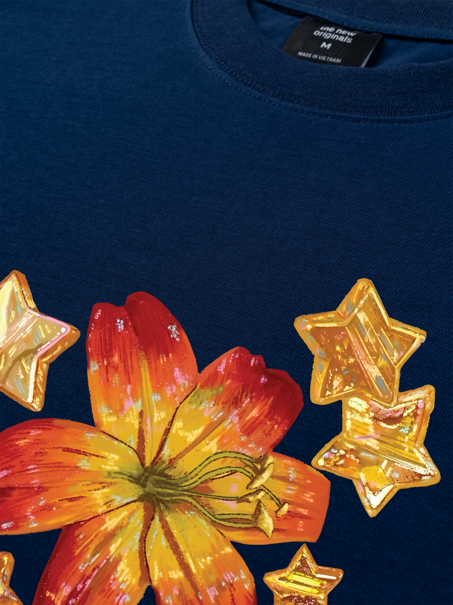 Áo Thun Relaxed Fit Blooming in the Stars