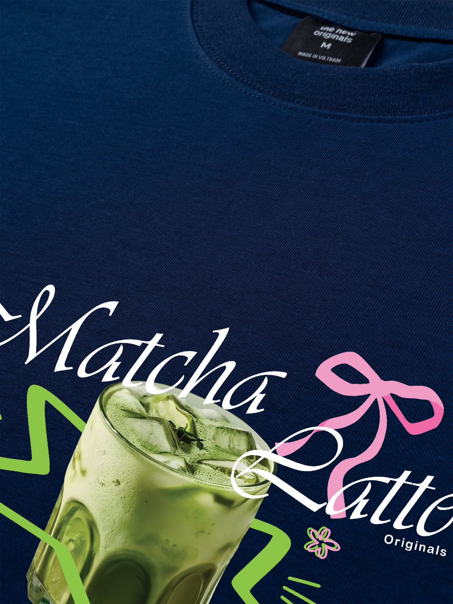 Áo Thun Relaxed Fit Drink Collection Matcha Latte
