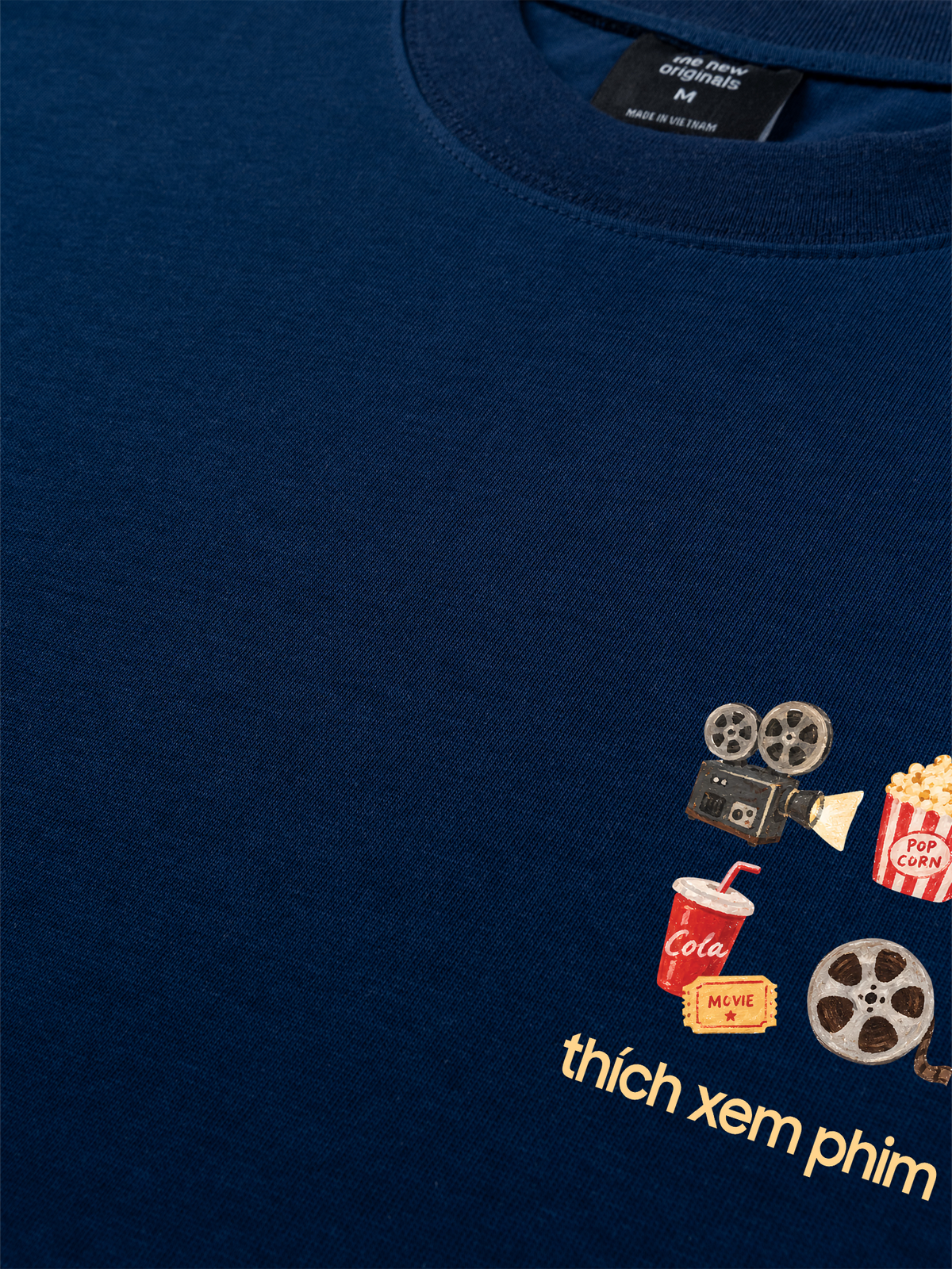 Áo Thun Relaxed Fit Thích Xem Phim