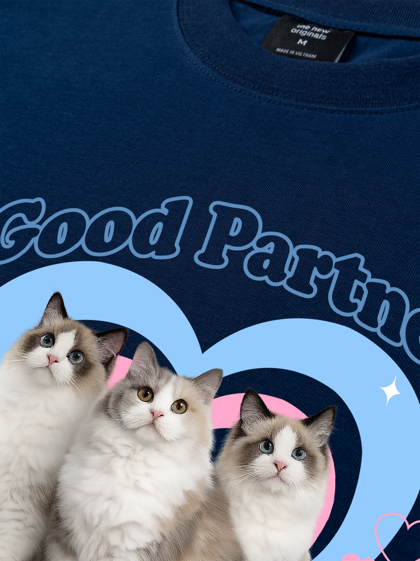 Áo Thun Relaxed Fit Daily Cuties Good Partner