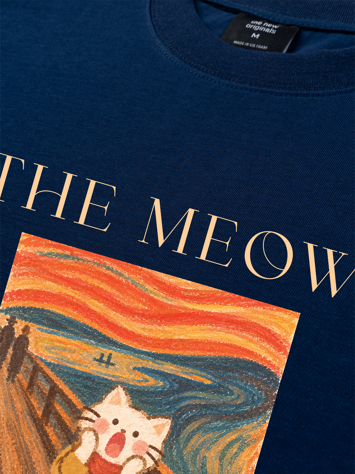 Áo Thun Relaxed Fit The Meow