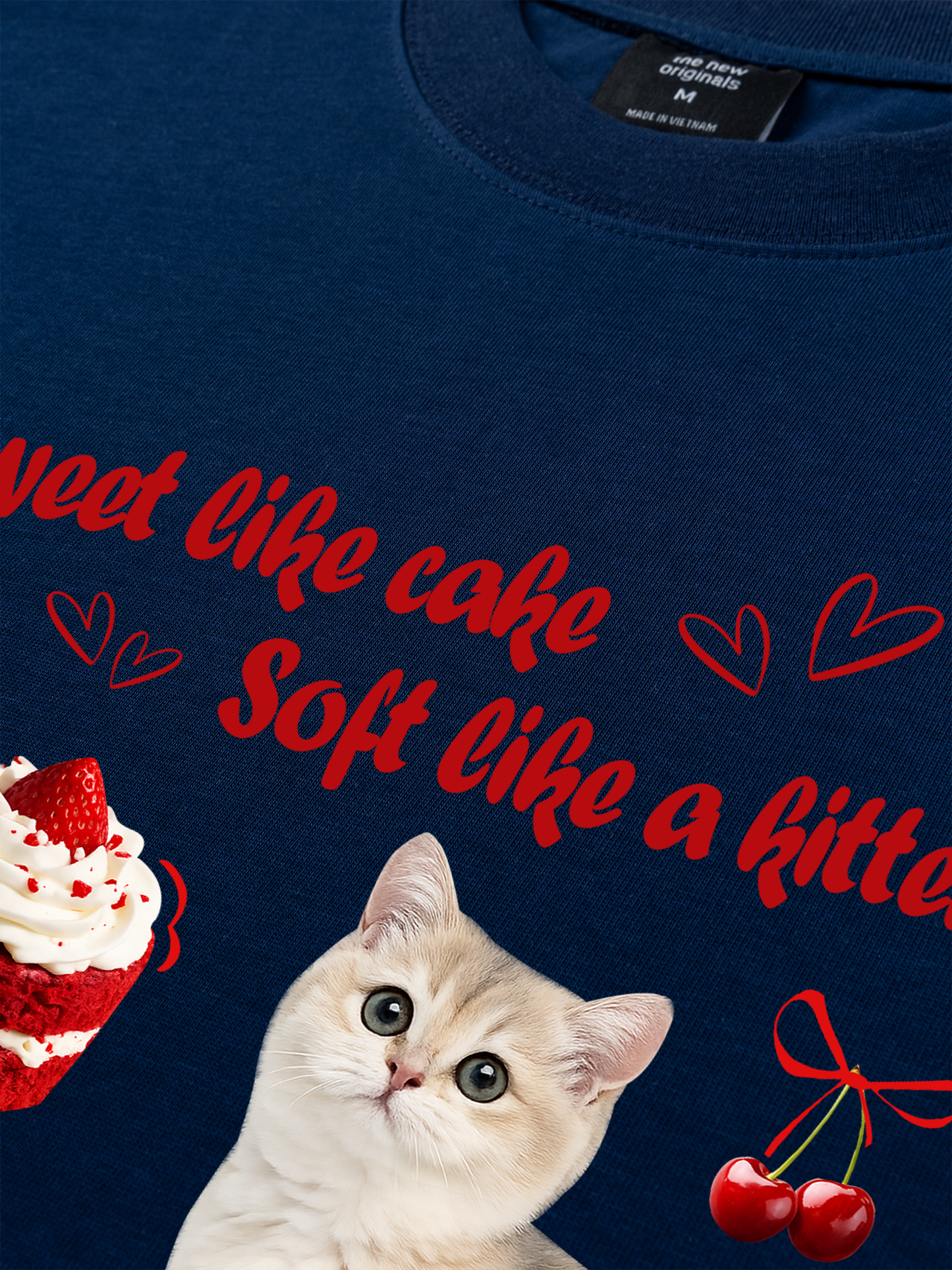 Áo Thun Relaxed Fit Daily Cuties Sweet Like Cake