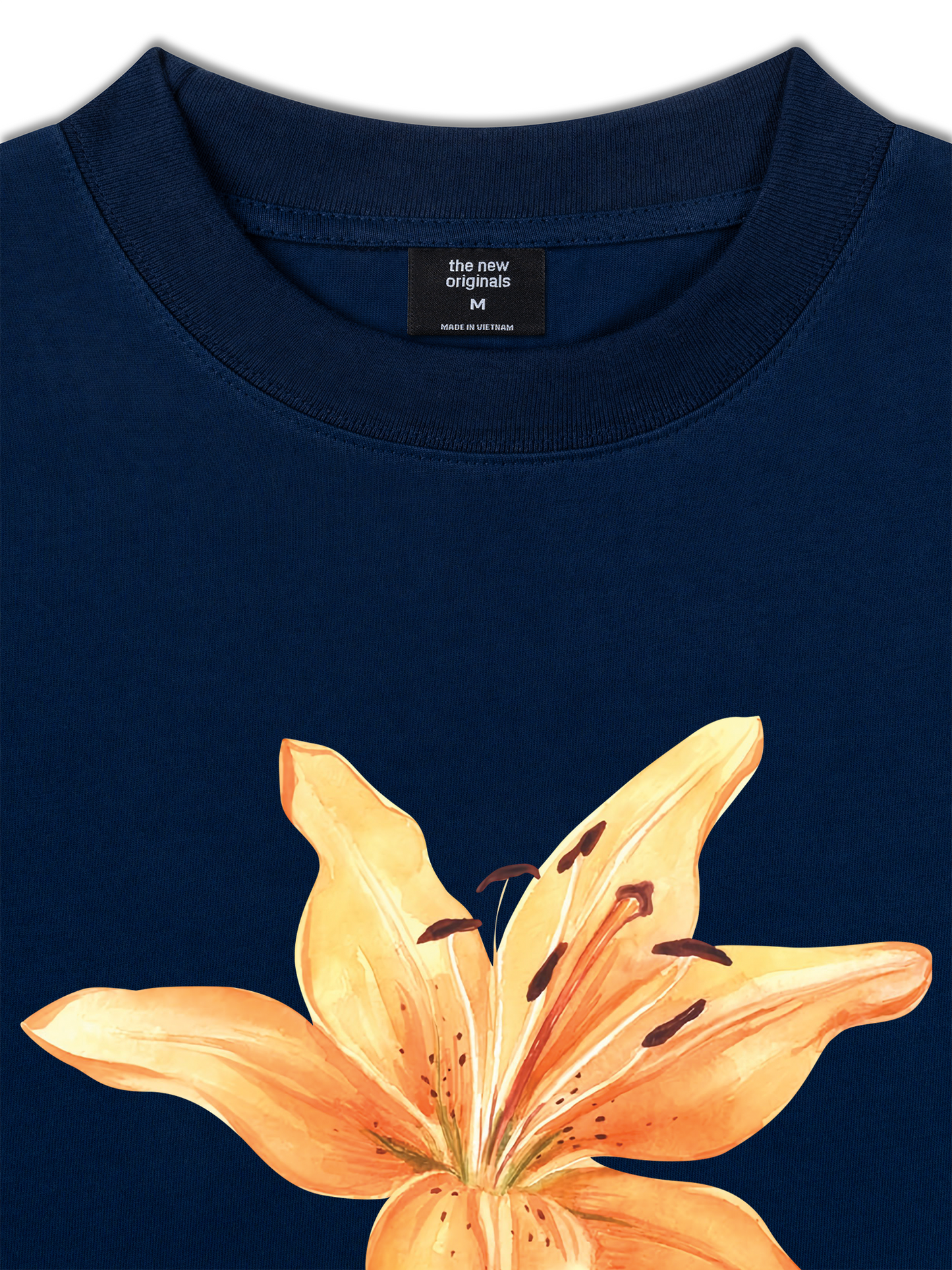 Áo Thun Relaxed Fit Yellow Lily Flower
