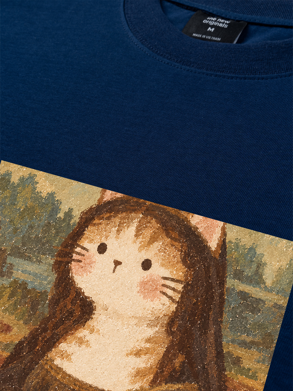 Áo Thun Relaxed Fit Mona Meowsa