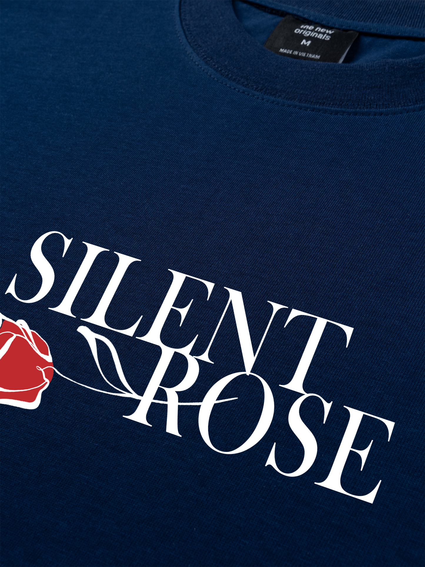 Áo Thun Relaxed Fit Old Money Silent Rose