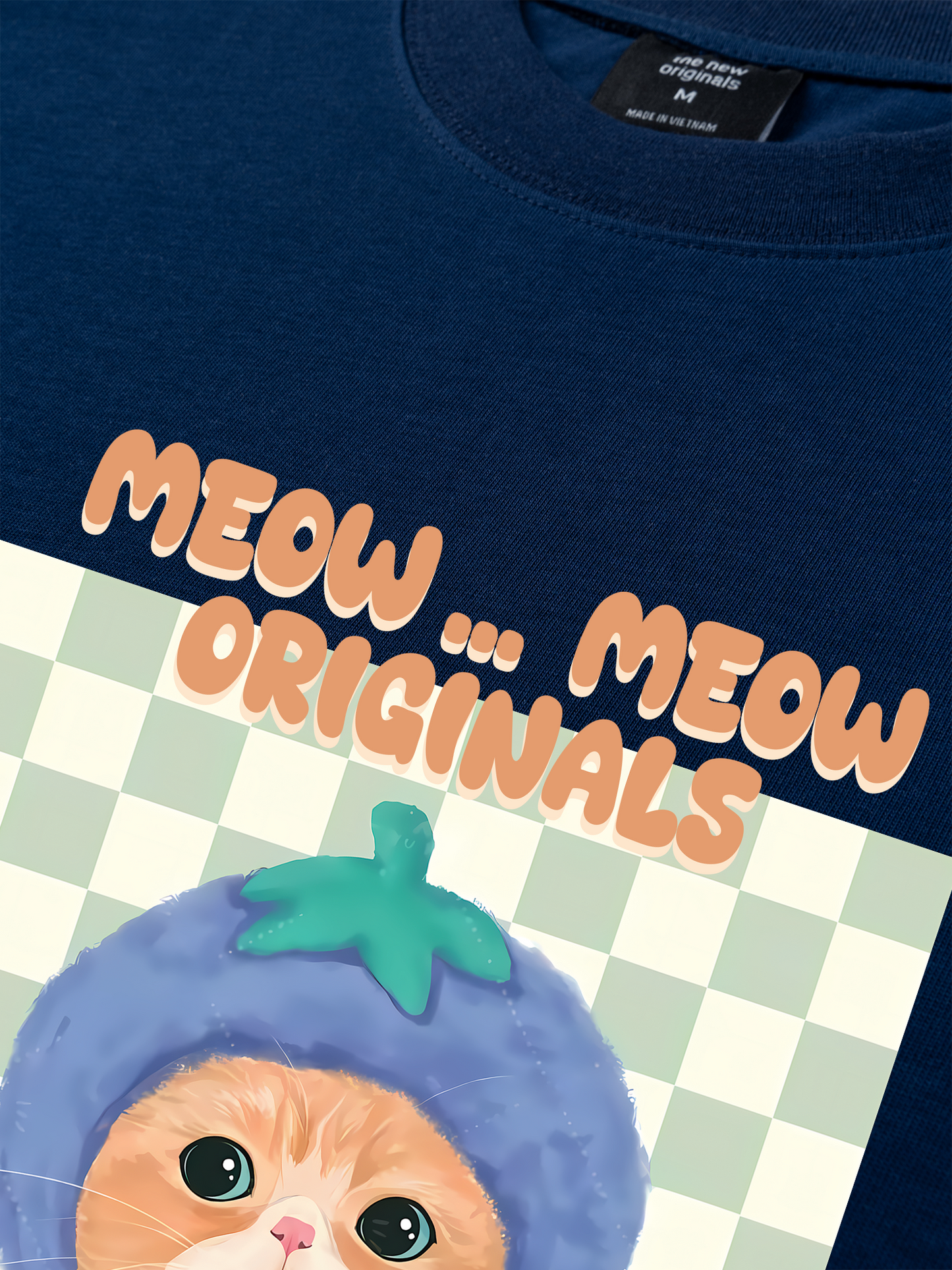 Áo Thun Relaxed Fit Animal Meow