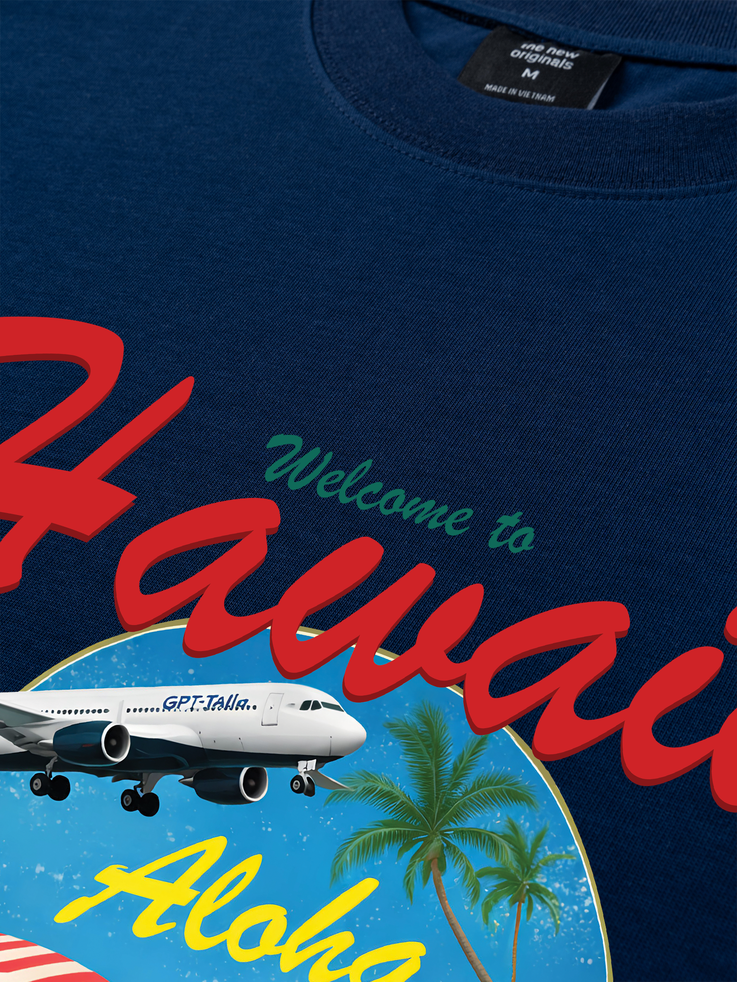 Áo Thun Relaxed Fit Welcome  to Hawaii