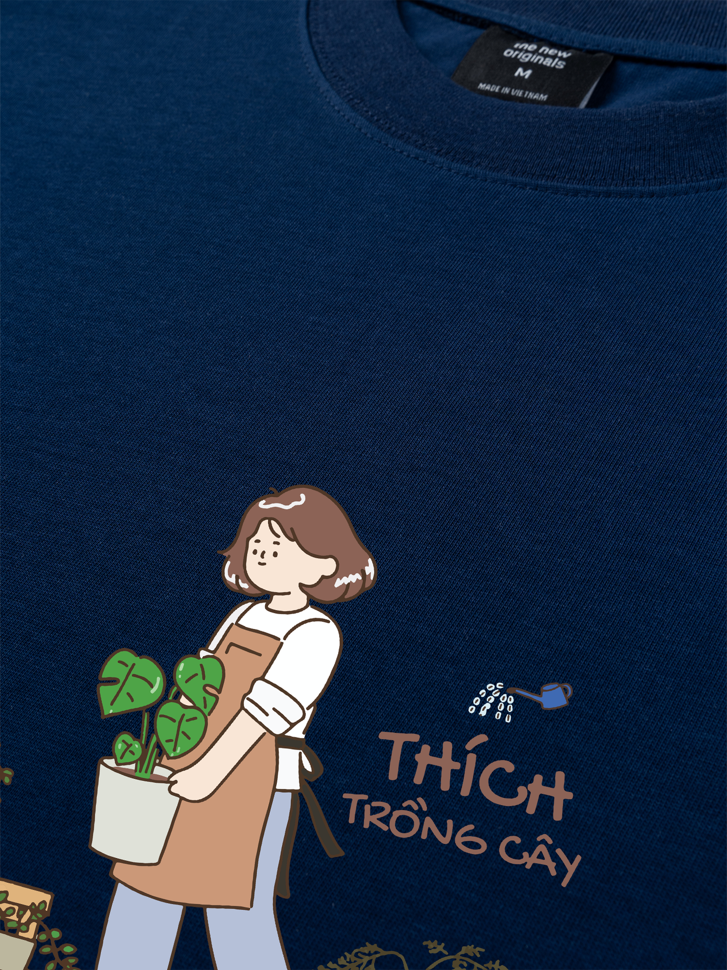 Áo Thun Relaxed Fit Thích Trồng Cây