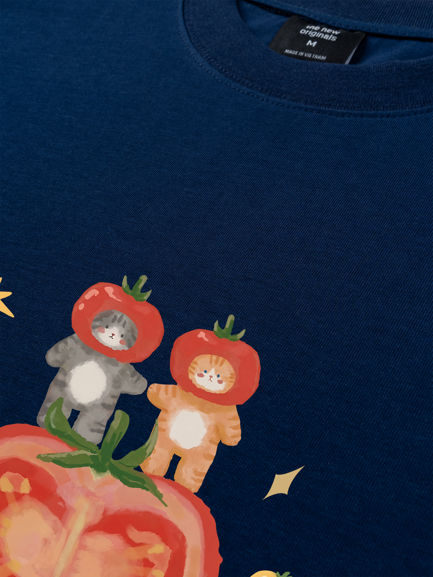 Áo Thun Relaxed Fit Summer Vibes Kitty Summer