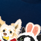 Áo Thun Relaxed Fit Animal Mood Bestie Puppy And Meow