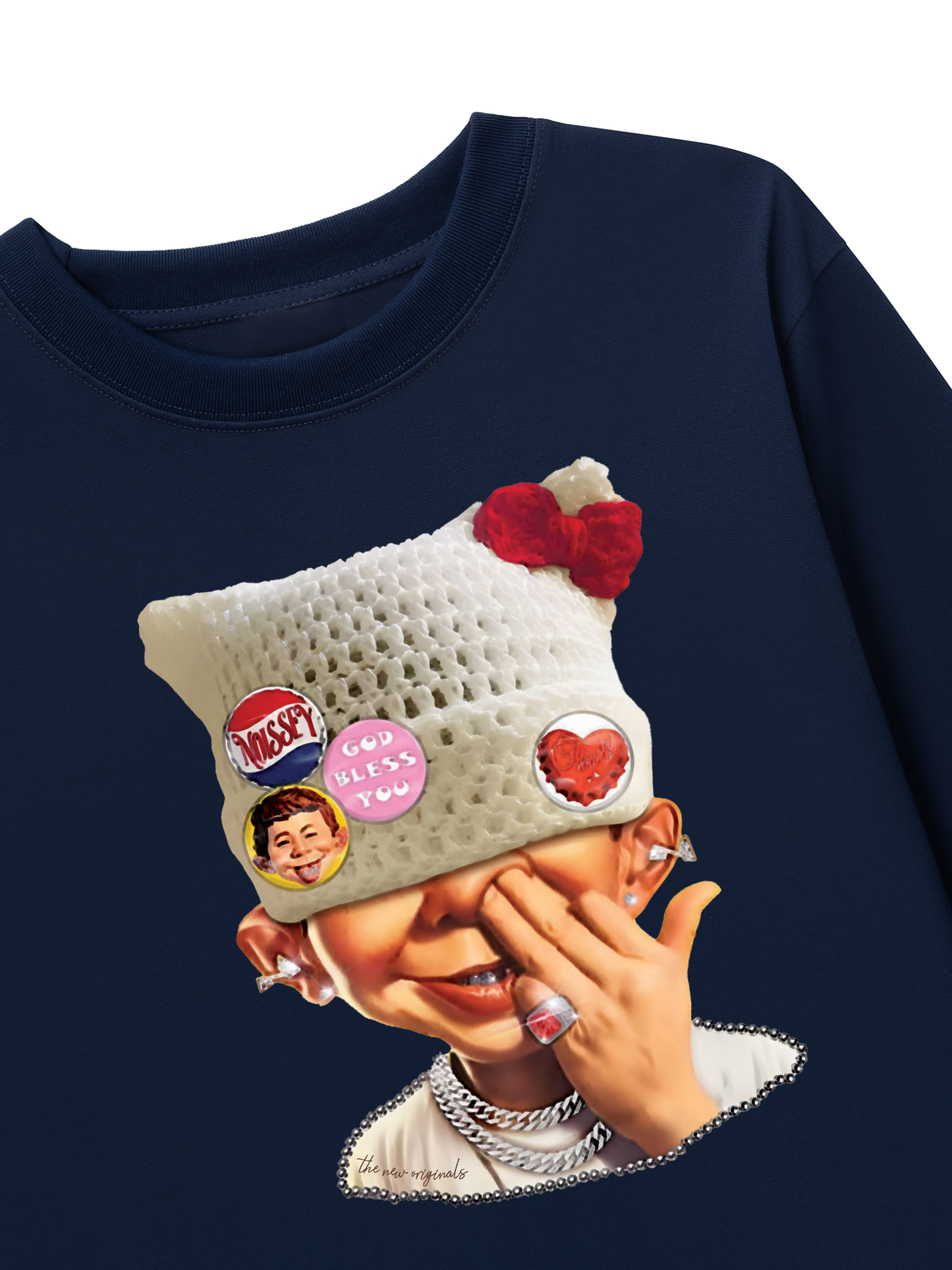 Áo Thun Dài Tay Badge DIY! Bad Boy_s Woolen Hat