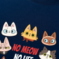 Áo Thun Relaxed Fit Animal Mood No Meow No Life