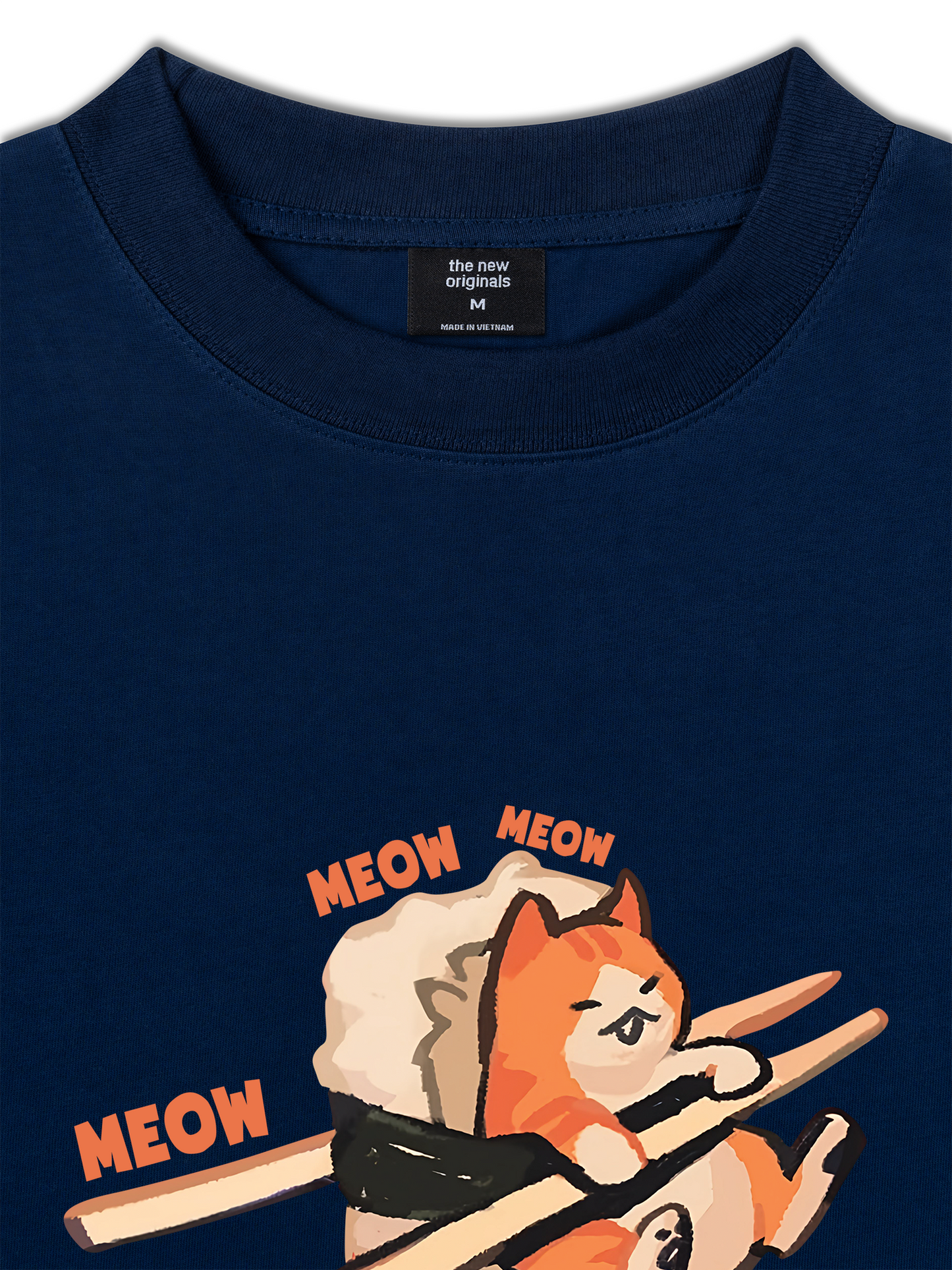 Áo Thun Relaxed Fit Sushi Meow