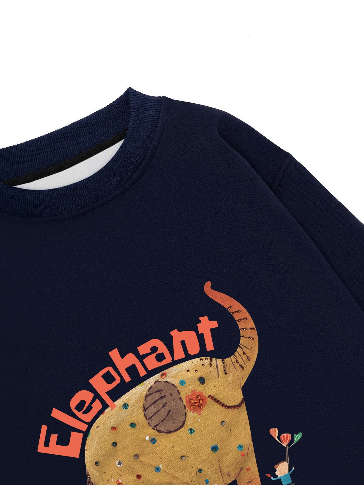 Áo Sweater Nỉ Hai Da Animal Elephant