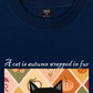 Áo Thun Relaxed Fit Autumn Vibes A Cat
