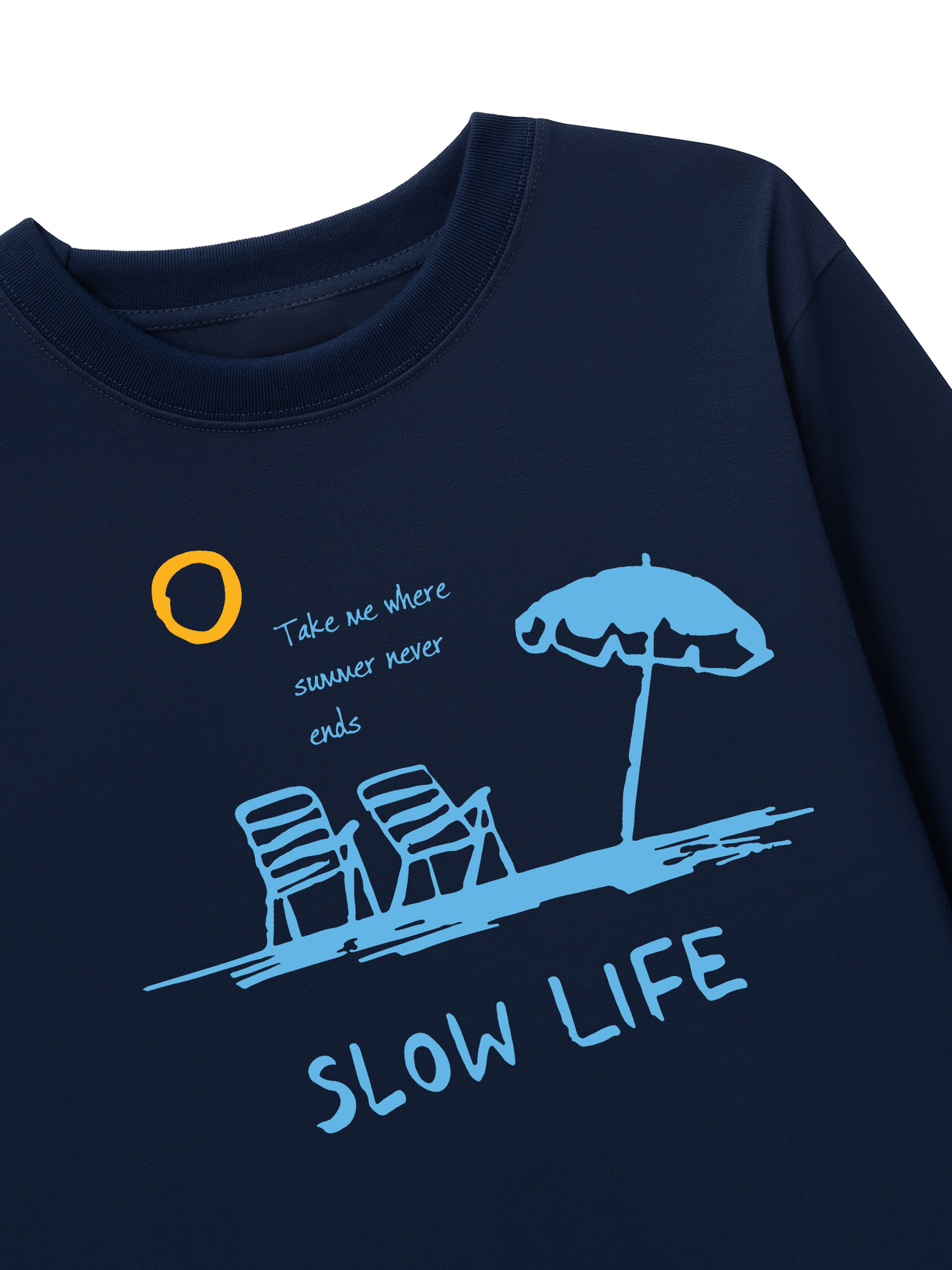 Áo Thun Dài Tay Slow Life