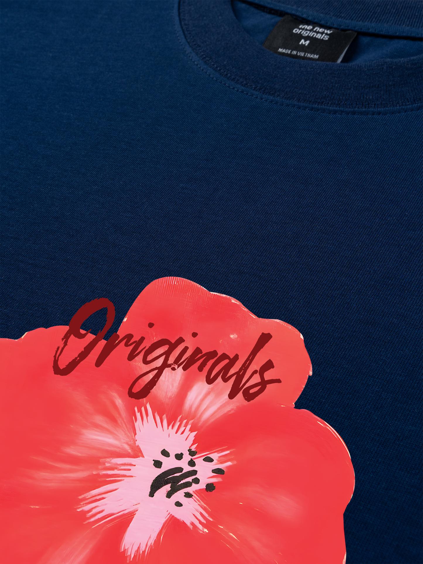 Áo Thun Relaxed Fit Summer Vibes Red Flower