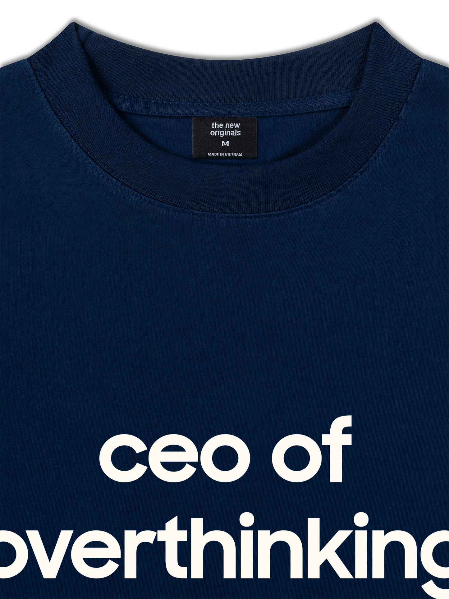 Áo Thun Relaxed Fit Ceo of Overthinking