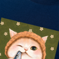 Áo Thun Relaxed Fit Green Fish Meow trước