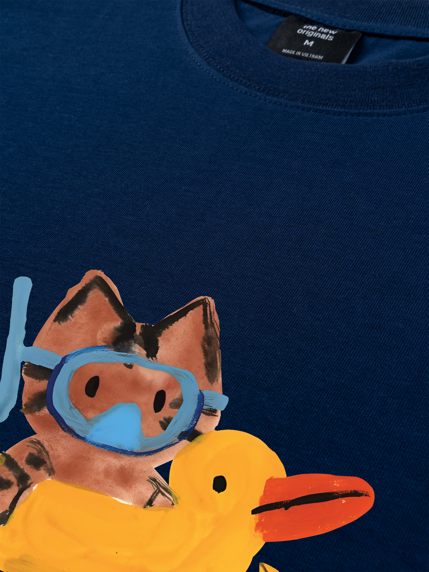 Áo Thun Relaxed Fit Summer Vibes Cat And Duck