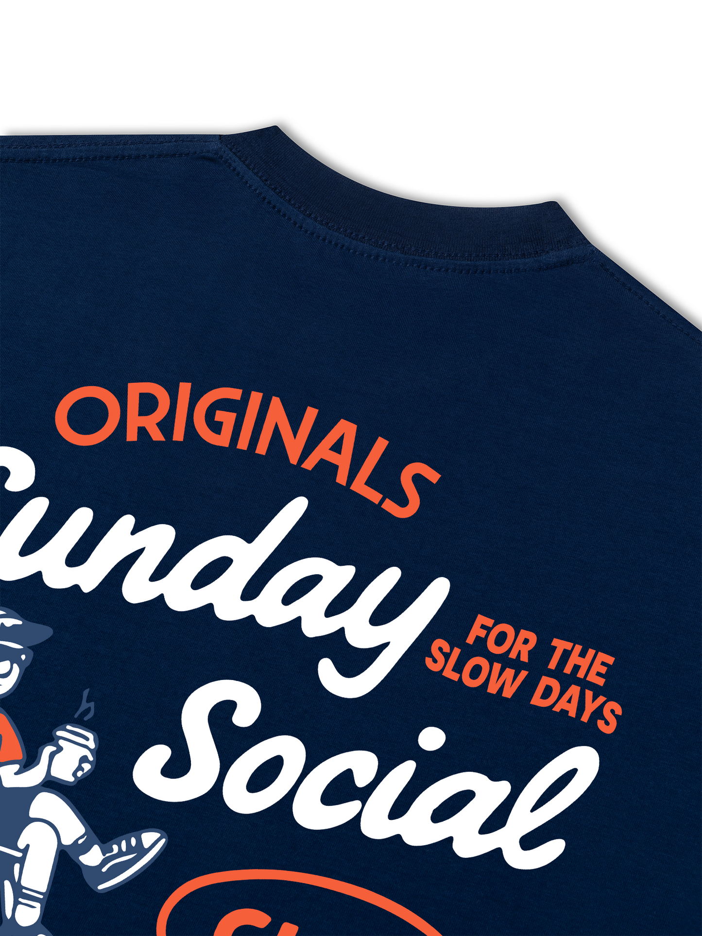 Áo Thun Relaxed Fit Sunday Social