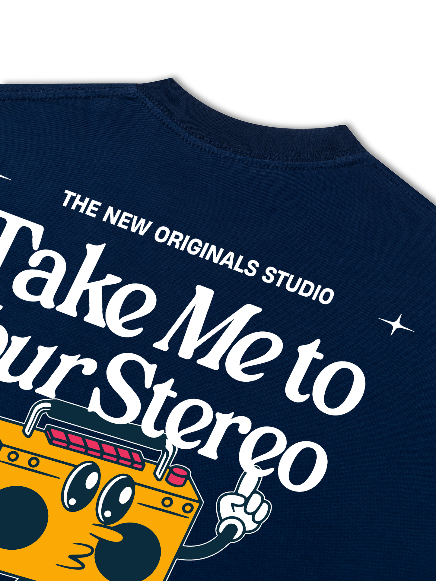 Áo Thun Relaxed Fit Take Me To Your Stereo