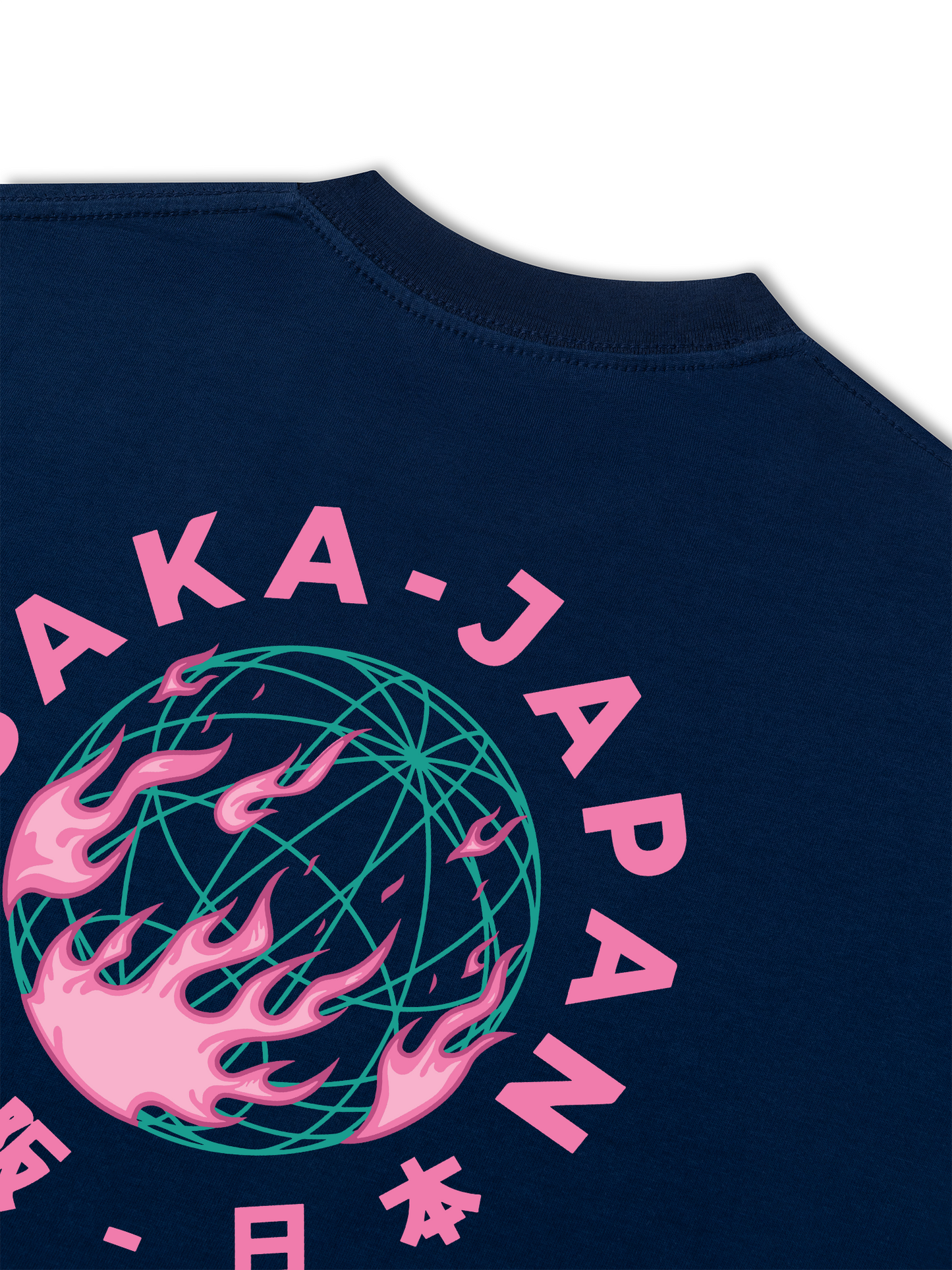 Áo Thun Relaxed Fit World Wide Osaka Japan