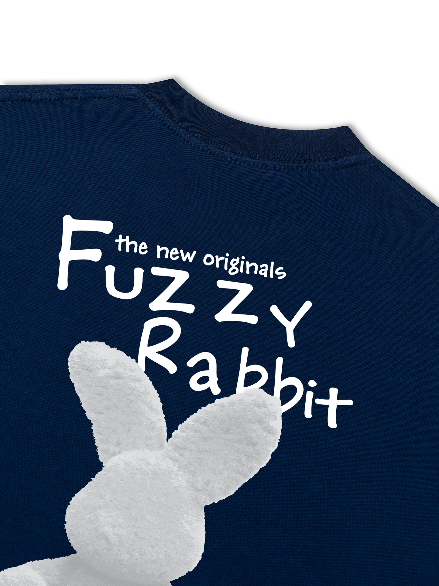 Áo Thun Relaxed Fit Doodle Fuzzy Rabbit