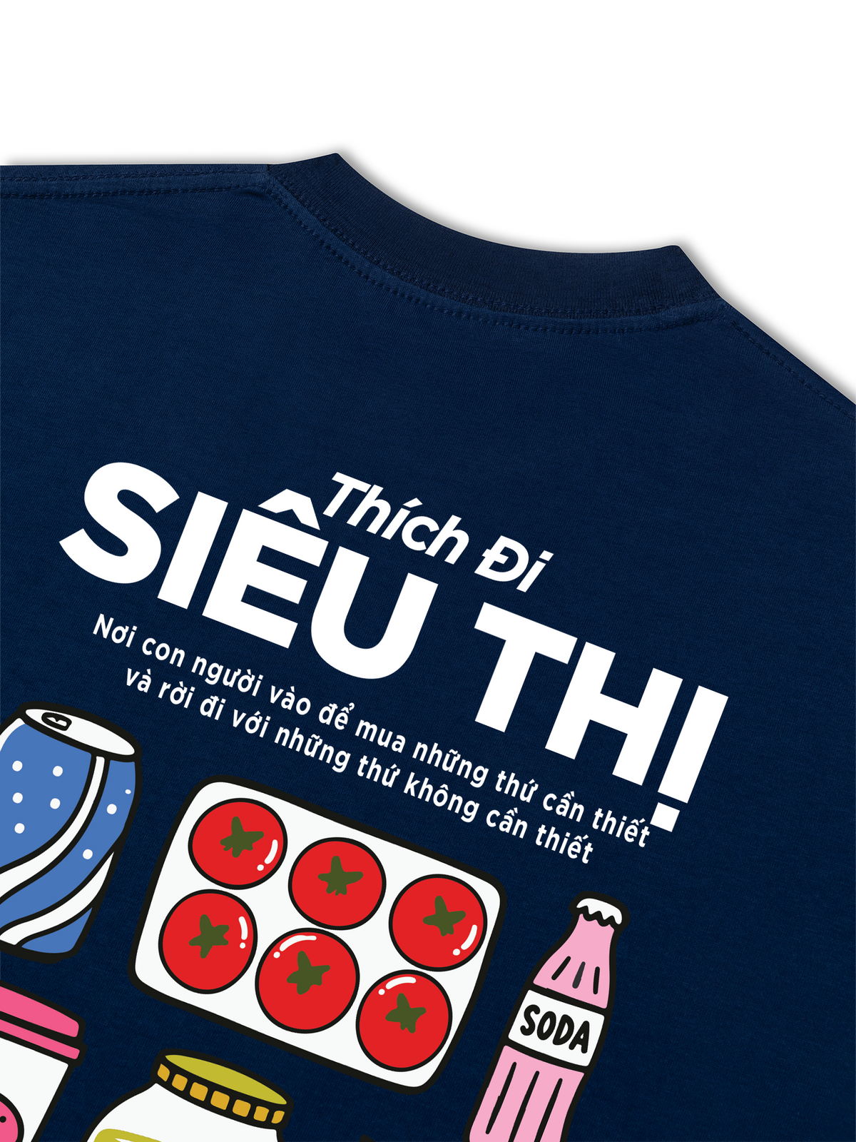 Áo Thun Relaxed Fit Thích Đi Siêu Thị