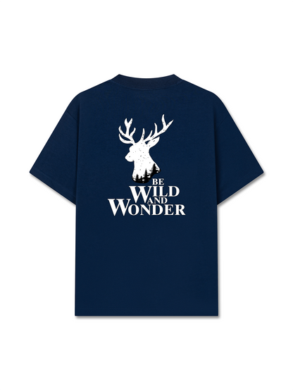 Áo Thun Relaxed Fit Deer Be Wild And Wonder