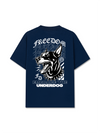 Áo Thun Relaxed Fit Animal Mood Freedom Dobberman