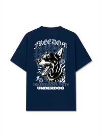 Áo Thun Relaxed Fit Animal Mood Freedom Dobberman