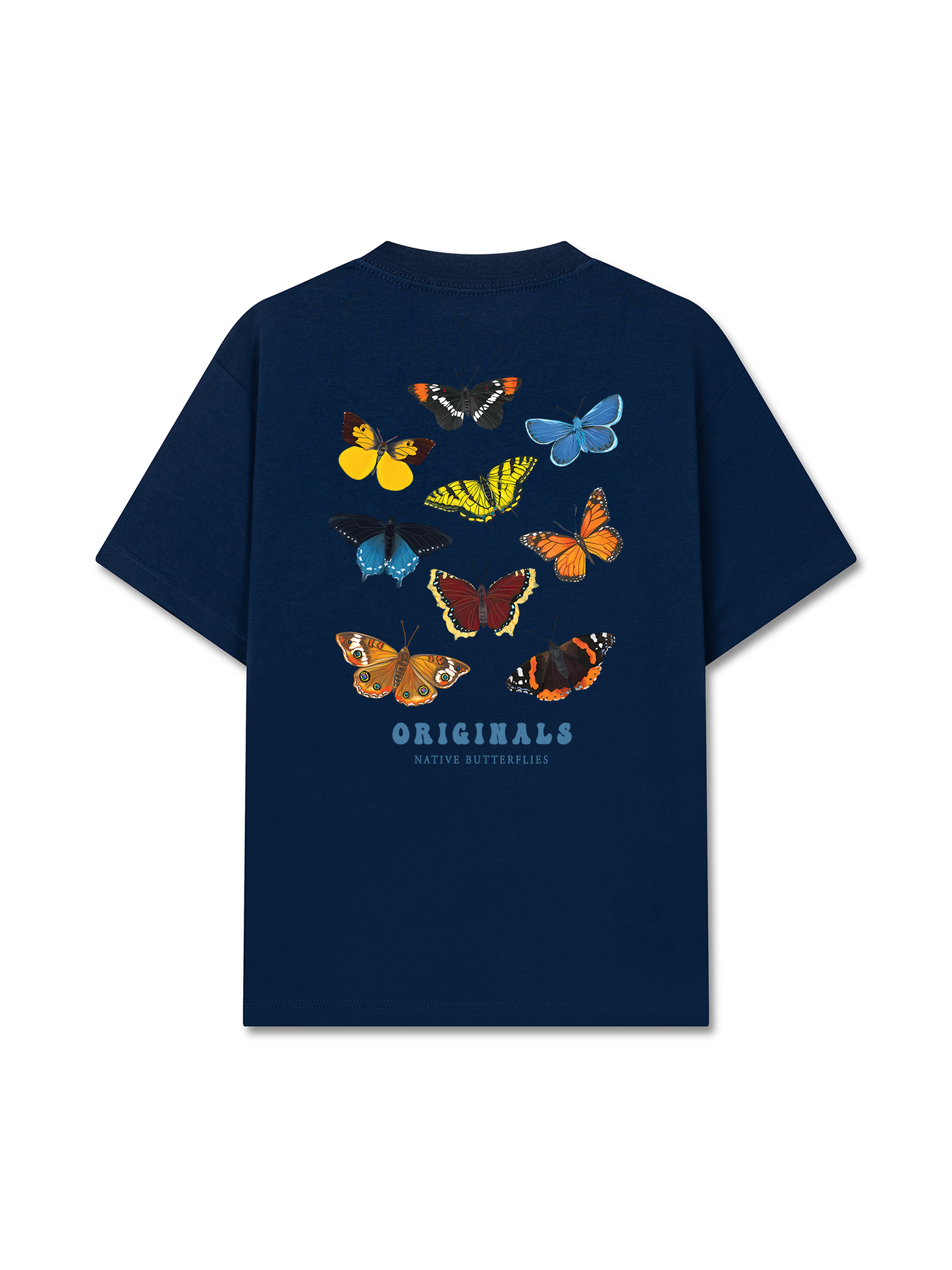 Áo Thun Relaxed Fit Native Butterflies
