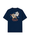 Áo Thun Relaxed Fit Paws Luv Cat Couple