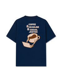 Áo Thun Relaxed Fit Coffee & Deadline
