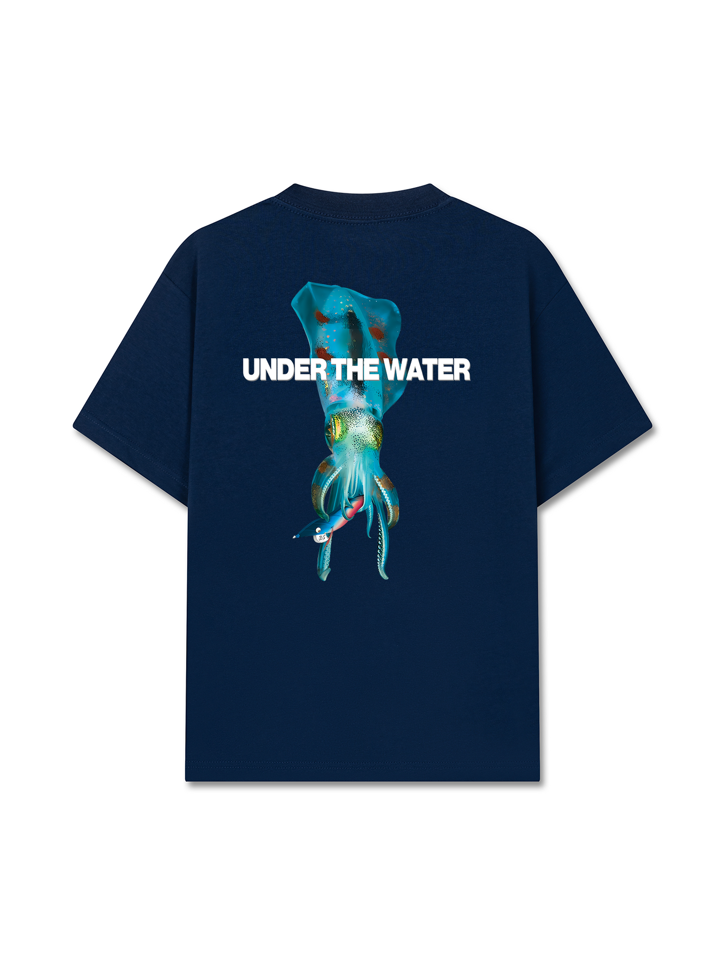 Áo Thun Relaxed Fit Ocean Under The Water Squid Ocean IRIE FISHING CLUB