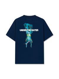 Áo Thun Relaxed Fit Ocean Under The Water Squid Ocean IRIE FISHING CLUB