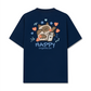 Áo Thun Relaxed Fit Happy Luv Cat Couple