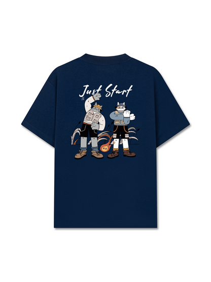 Áo Thun Relaxed Fit Just Start