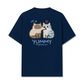 Áo Thun Relaxed Fit Yummy Luv Cat Couple