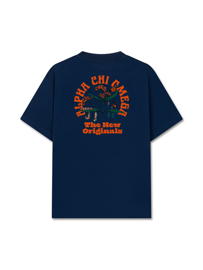 Áo Thun Relaxed Fit Tropical Alpha Chi Omega