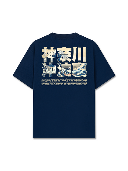 Áo Thun Relaxed Fit Under the Wave off Kanagawa