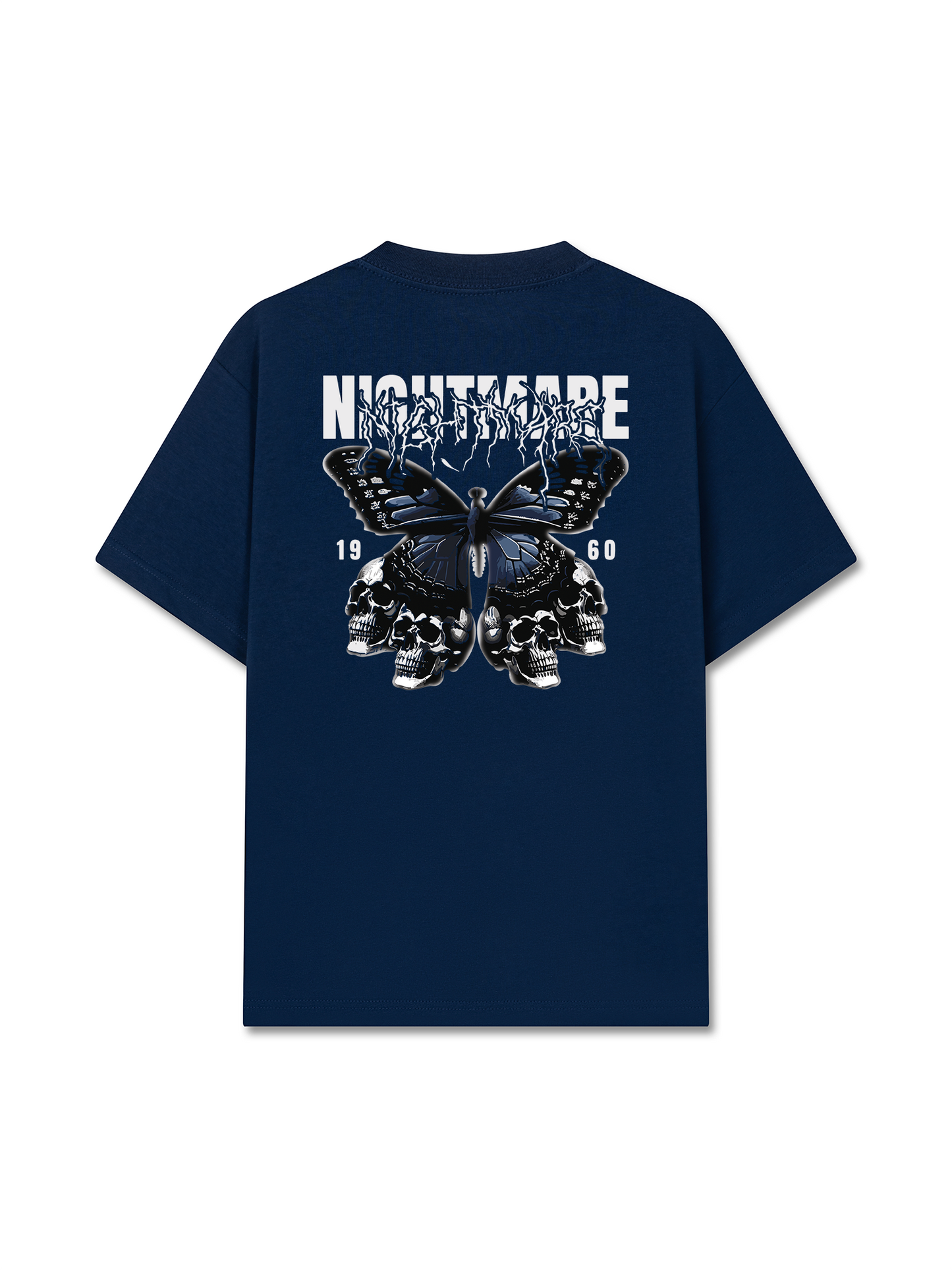Áo Thun Relaxed Fit Butterfly Skull