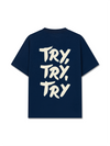 Áo Thun Relaxed Fit Try,Try,Try