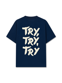 Áo Thun Relaxed Fit Try,Try,Try