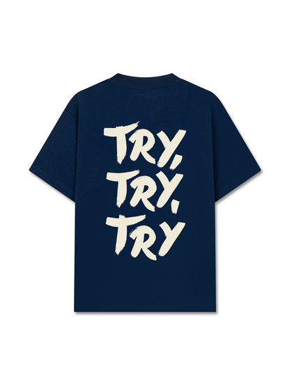 Áo Thun Relaxed Fit Try,Try,Try