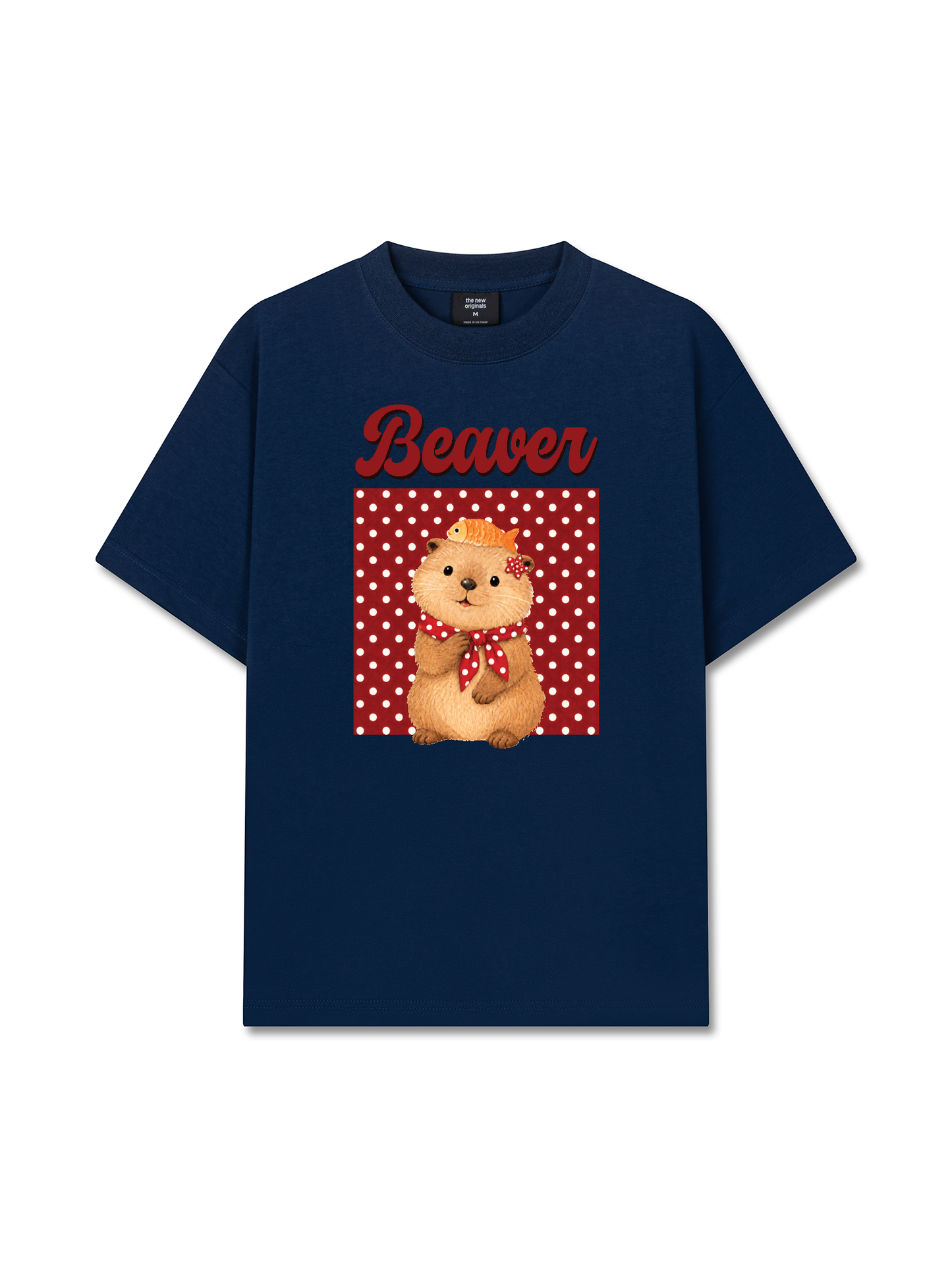 Áo Thun Relaxed Fit Animal Mood Cozy Penguin