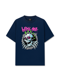 Áo Thun Relaxed Fit Blink 182 Skull